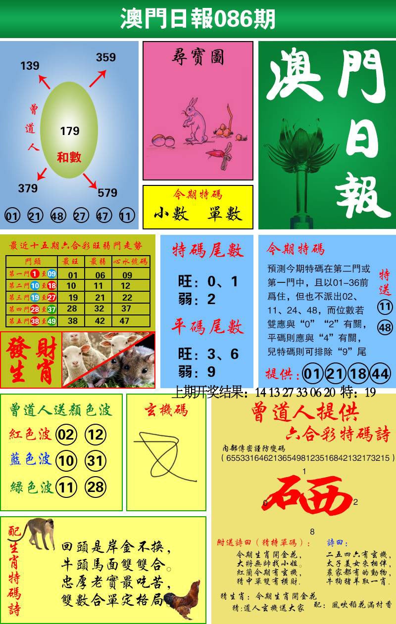 086期澳门日报[图]